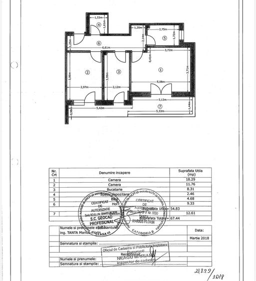 Apartament cu 2 camere decomandat în Berceni