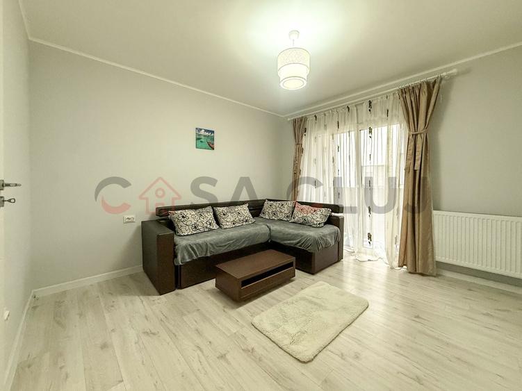 Apartament cu 3 camere semidecomandat, mobilat în Florești