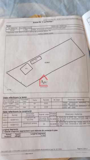 Casă individuală cu 2 camere cu Canalizare în Erbiceni