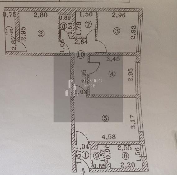 Apartament cu 4 camere decomandat, mobilat în Drumul Taberei