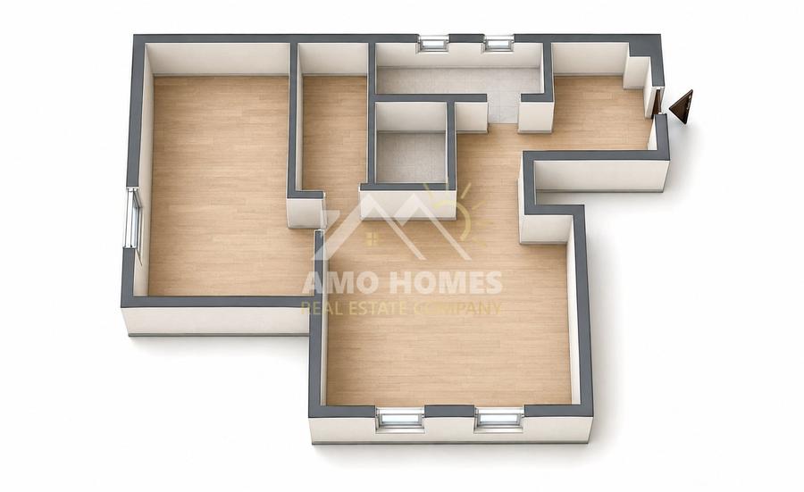 Apartament cu 2 camere semidecomandat în Domenii