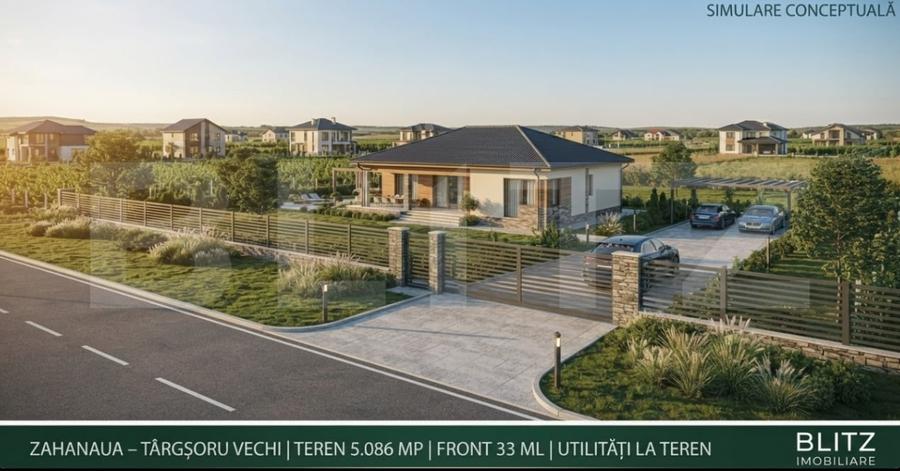 Teren Construcții intravilan de 5086 mp, în Târgșoru Vechi