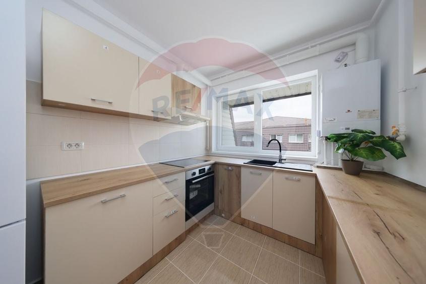 Apartament cu 2 camere decomandat, mobilat în Sânpetru