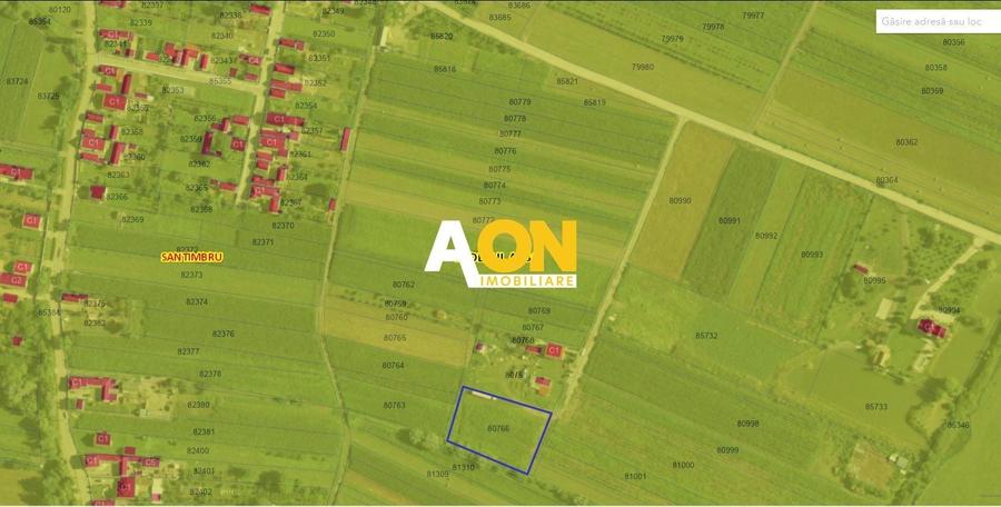 Teren agricol extravilan de 2800 mp, în Galtiu