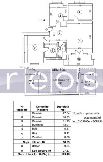 Inchiriere 3 Camere 86Mp | Floreasca | Mobilat-Utilat Lux | Parcare - 10