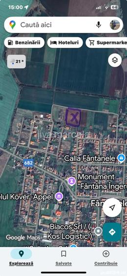 Vand teren intravilan Fantanele