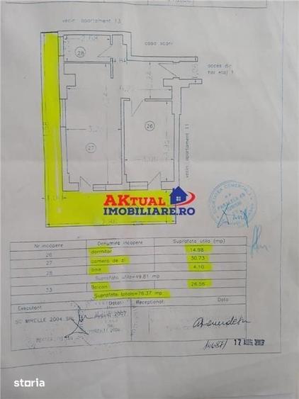 Apartament cu 2 camere în Central