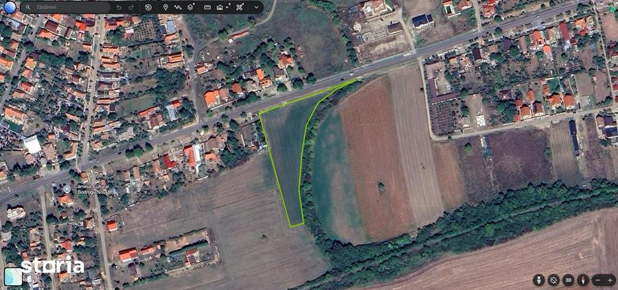 Teren de 8000 mp, în Exterior Vest