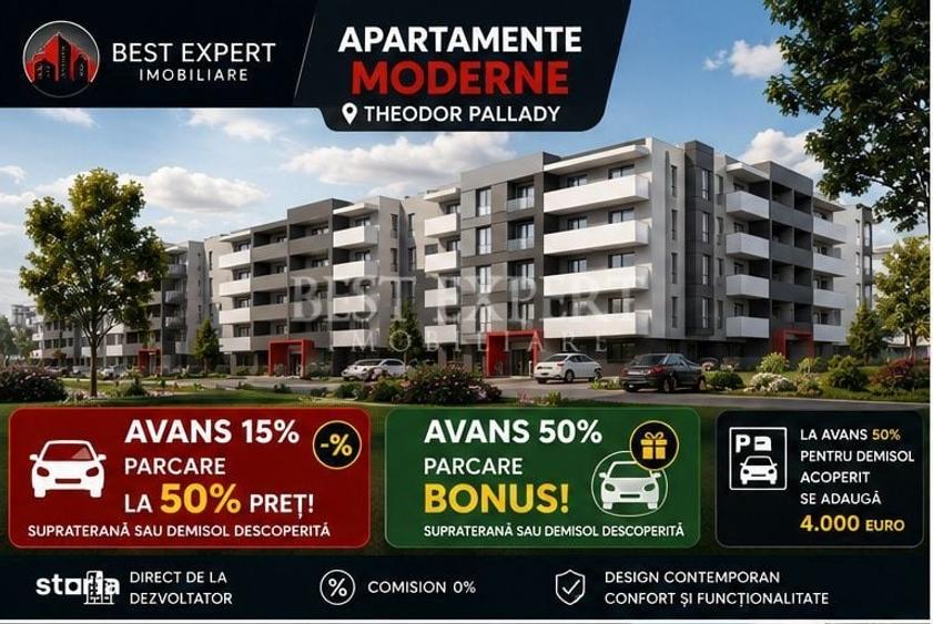 Apartament cu 2 camere în Theodor Pallady