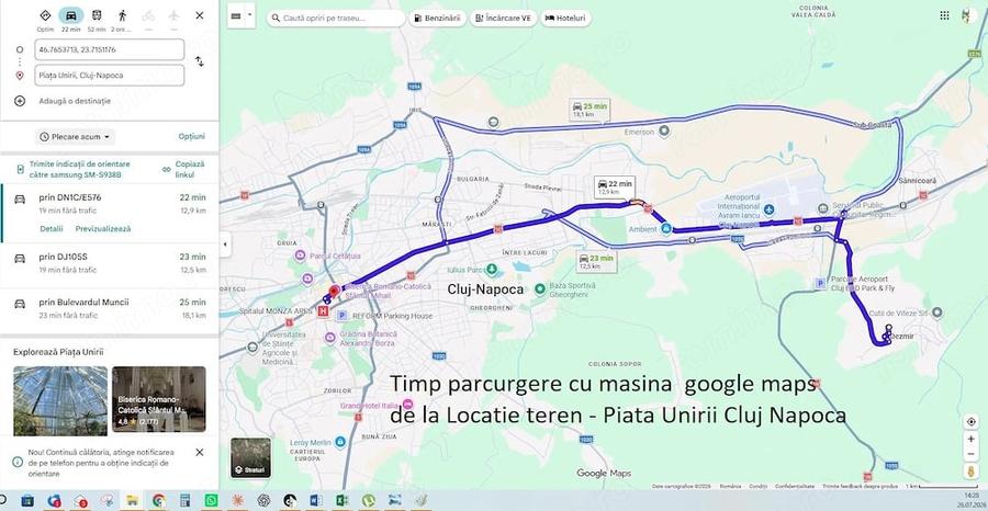 Teren de 755 mp, în Dezmir