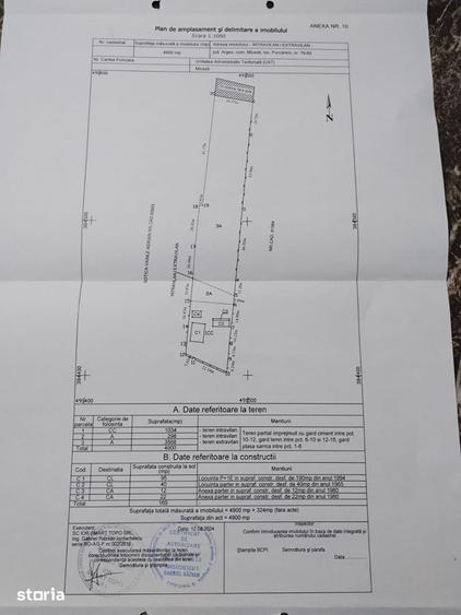 Casă cu 5 camere cu Teren 4900 Mp în Micești