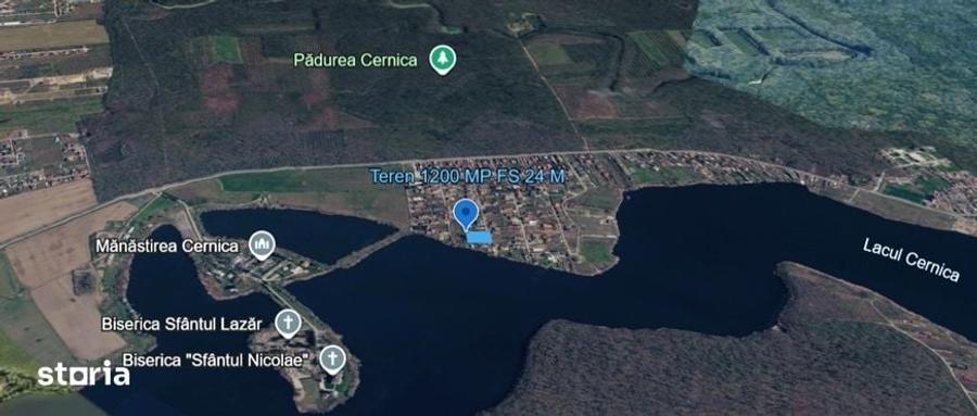 Teren de 1200 mp, în Cernica