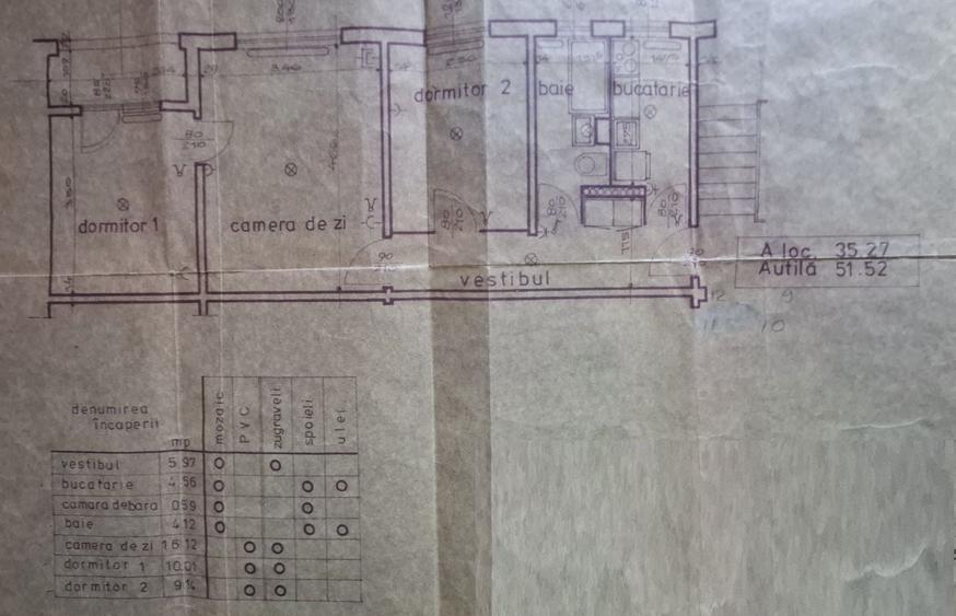 Apartament cu 3 camere semidecomandat, mobilat în Casa de Cultură