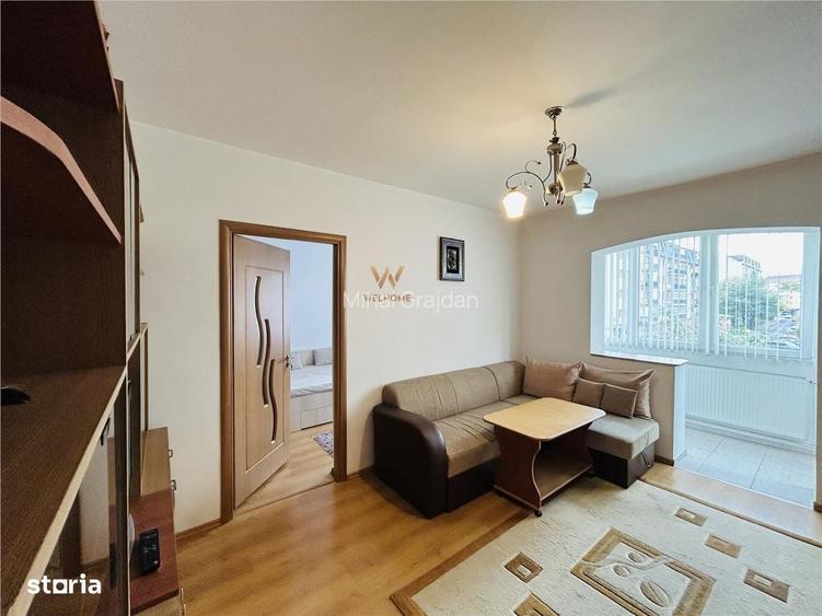 Ap cu 3 camere, balcon, etaj 25, mobilat si utilat complet