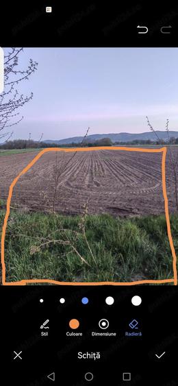 Teren de 5700 mp, în Reea