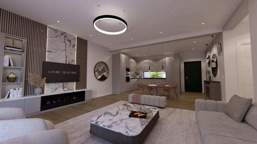 Duplex cu 3 camere cu Canalizare în Utvin