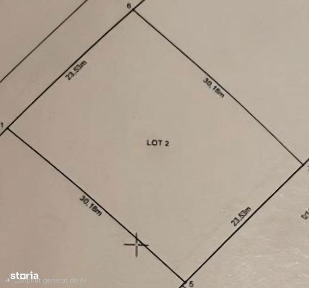 Teren de 710 mp, în Valea Adâncă