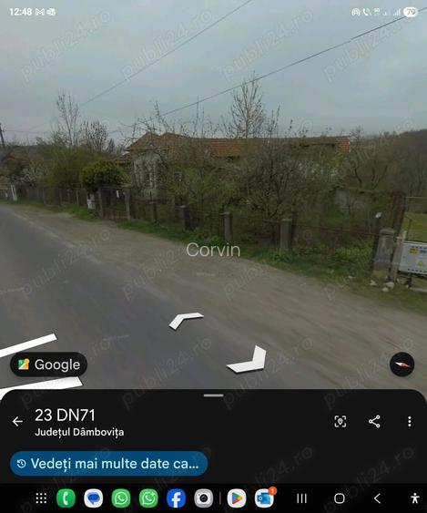 Teren si casa Comuna Pietrosita, Dambovita