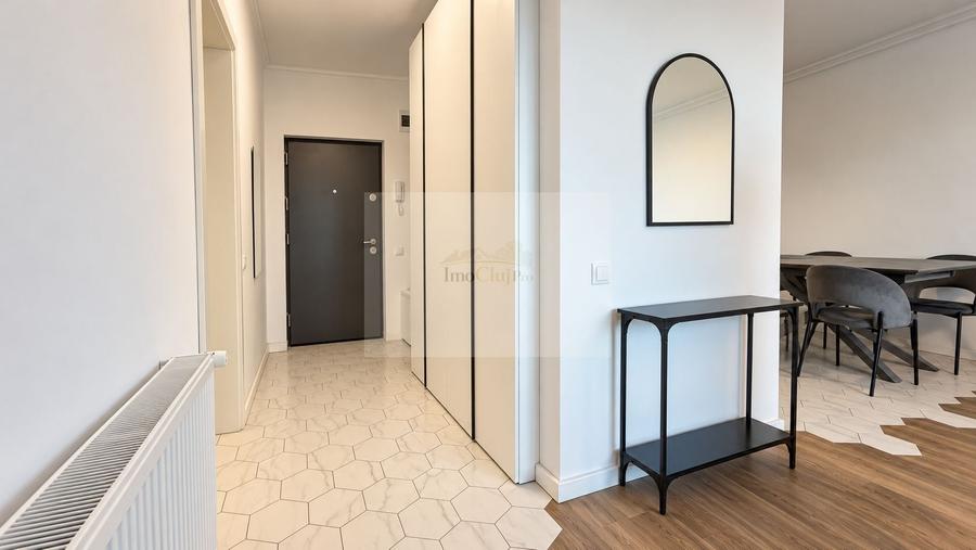 Apartament cu 2 camere semidecomandat, mobilat în Între Lacuri