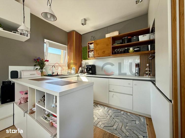 Apartament cu 3 camere, mobilat în Borhanci