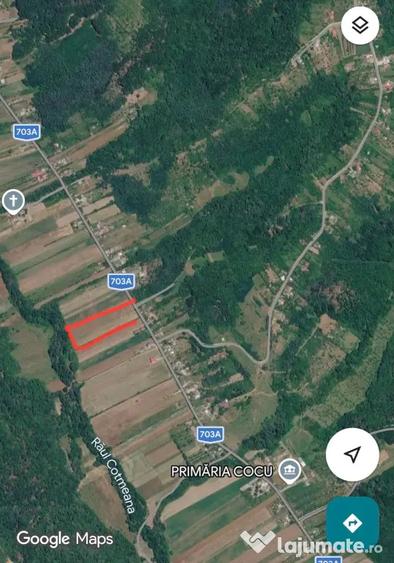 Teren de 9230 mp, în Cocu