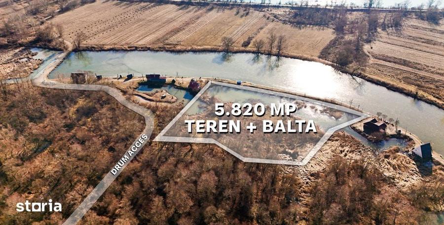 Teren de 5820 mp, în Porumbacu de Jos