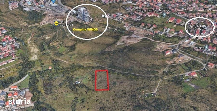 Zorilor - Frunzisului, Teren intravilan 2.600 mp - 2