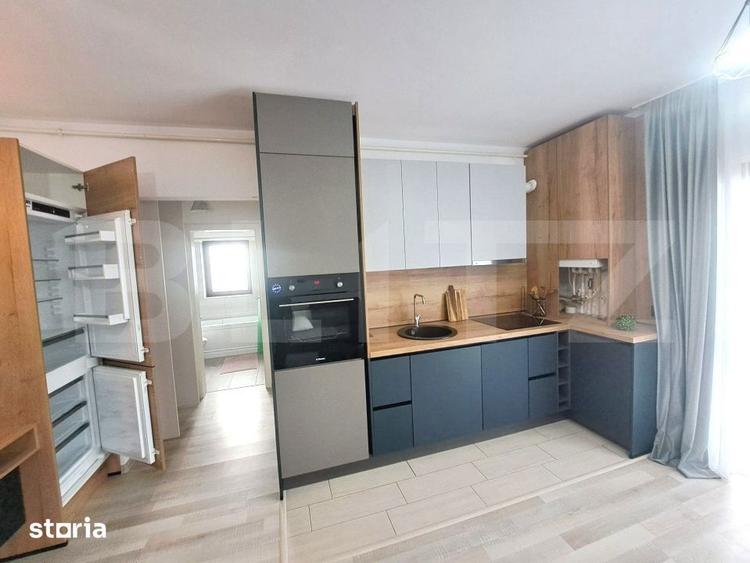 Apartament cu 2 camere, mobilat în Sânpetru