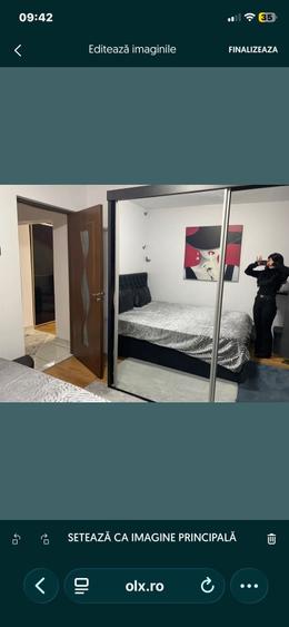 Apartament cu 2 camere semidecomandat în Exterior Vest