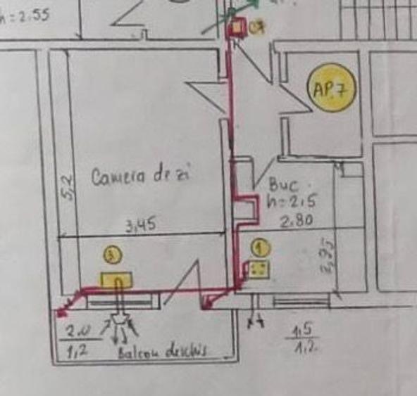 Garsonieră nedecomandată în Unirii Sud