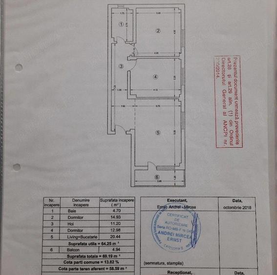 Apartament cu 3 camere decomandat, mobilat în Nicolae Grigorescu