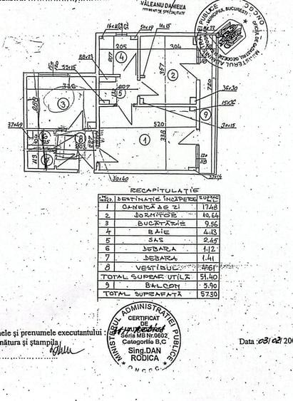 Apartament cu 2 camere semidecomandat în Tineretului