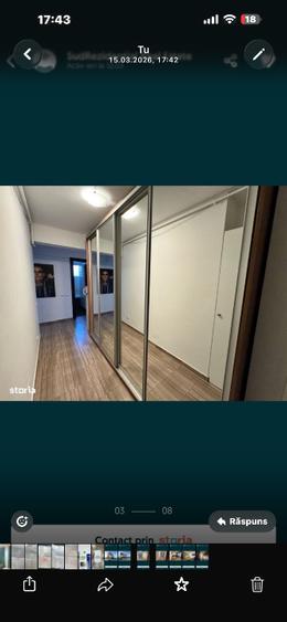 Apartament cu 2 camere decomandat, mobilat în Sălaj