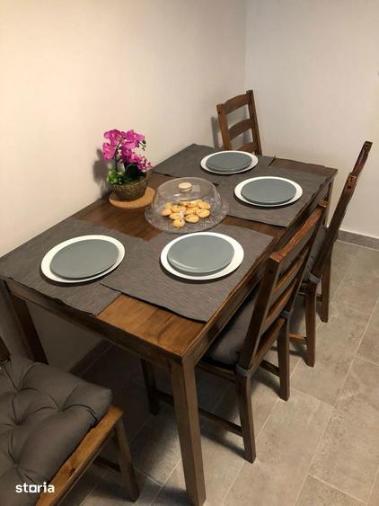 Apartament cu 2 camere semidecomandat, mobilat în Dobroești