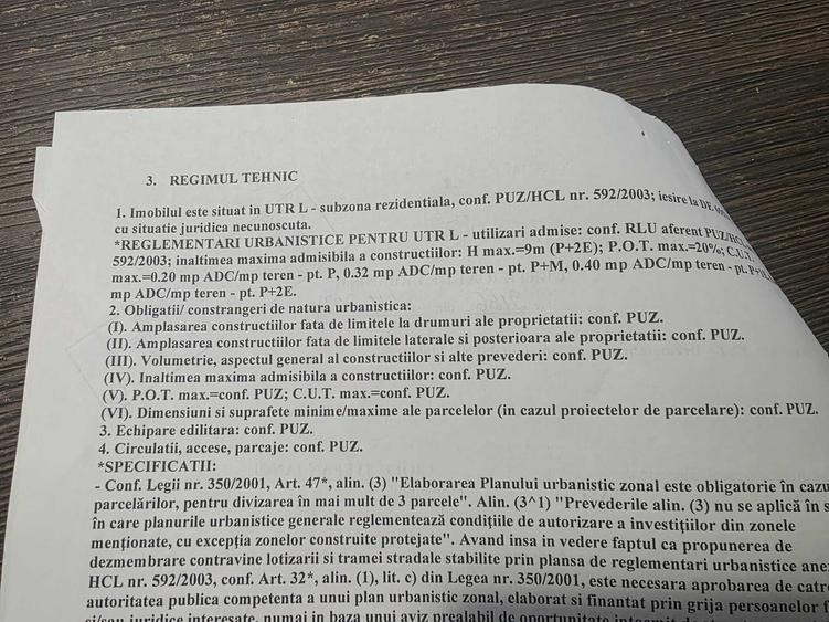 Teren de 800 mp, în Bârnova