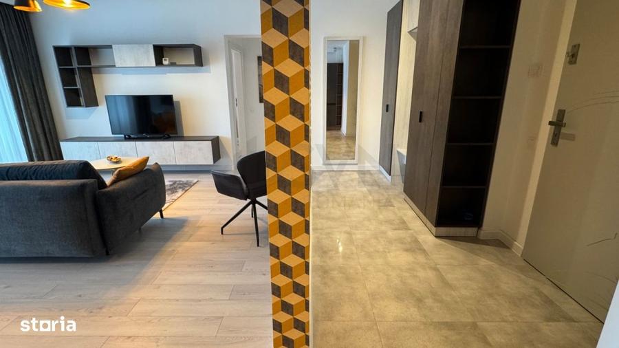 Apartament cu 2 camere, mobilat în Tunari