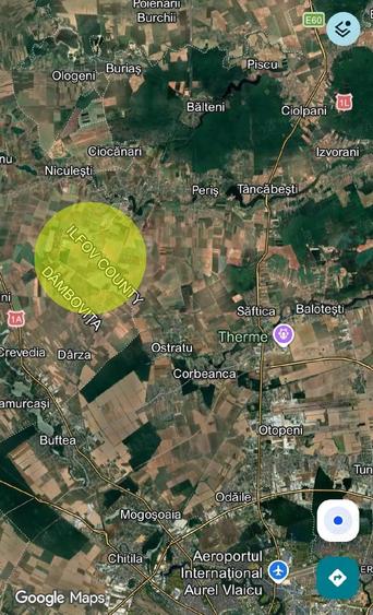 Teren de 250000 mp, în Periș