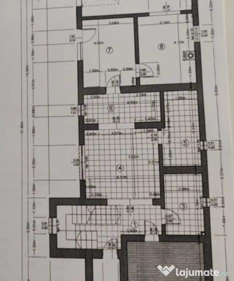 Casă cu 5 camere cu Teren 683 Mp în Central