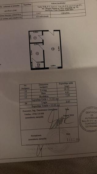 Garsonieră semidecomandată în Chiajna