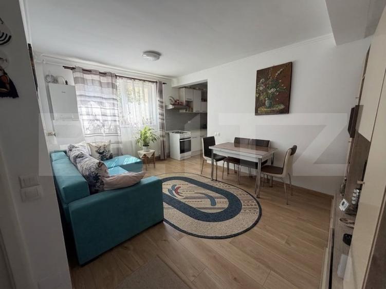 Apartament cu 2 camere semidecomandat, mobilat în Florești