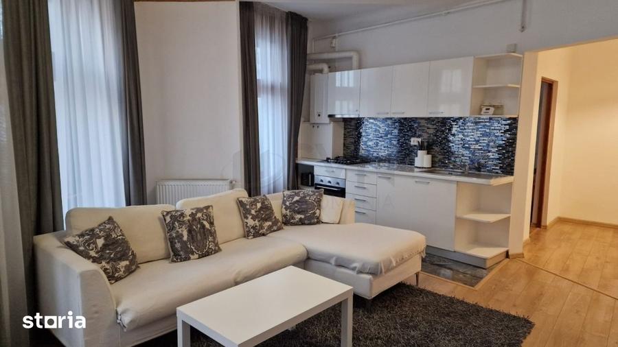 Apartament cu 2 camere, mobilat în Centrul Istoric