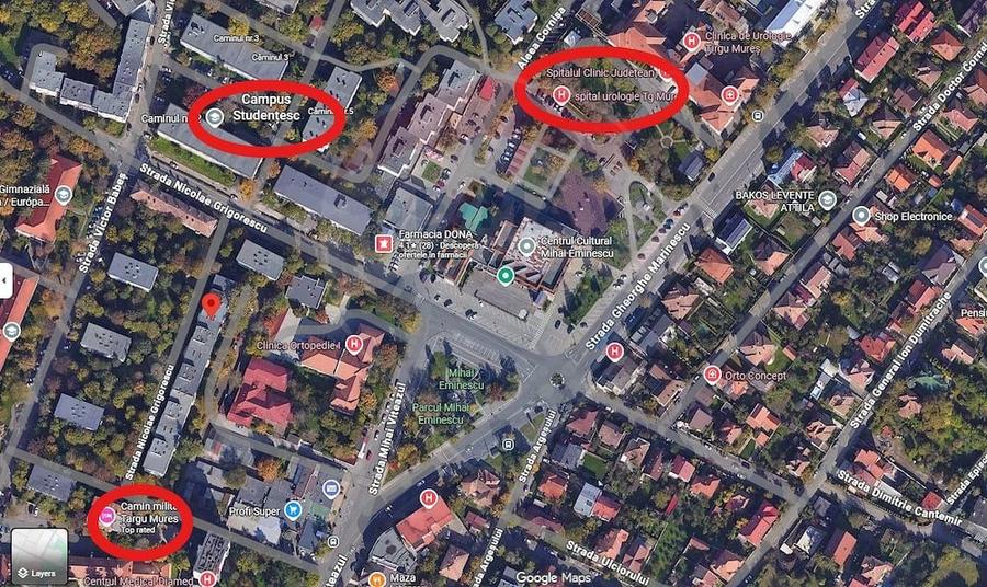 Apartament cu 2 camere semidecomandat în Cornișa
