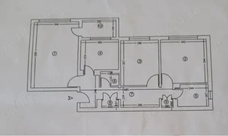 Apartament cu 3 camere ~ Parcul Tineretului ~ Conf. 1 decomandat ~ Pret: 86.000€ - 2