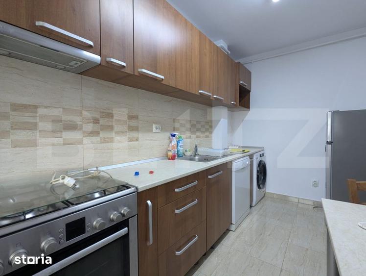 Apartament cu 3 camere, mobilat în Baciu