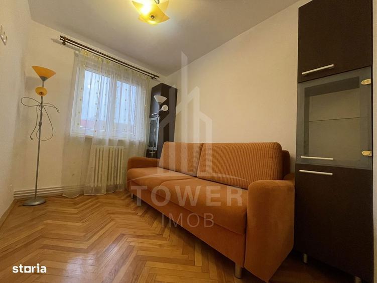 Apartament cu 3 camere decomandat, mobilat în Mihai Viteazul