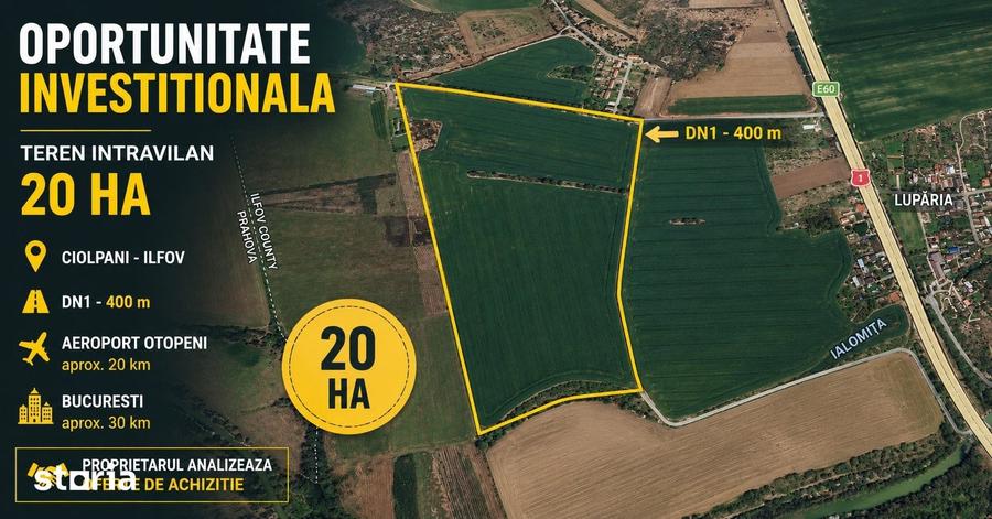 Ciolpani-Ilfov, Teren intravilan-20 ha - 2
