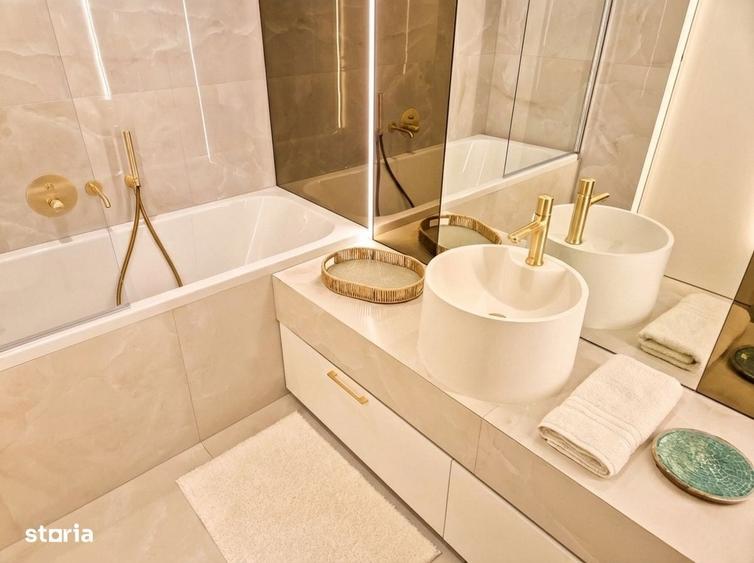 Apartament cu 2 camere semidecomandat, mobilat în Pipera