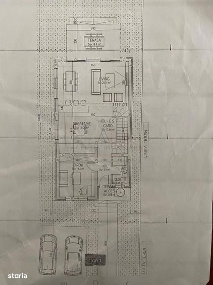 Casă cu 5 camere cu Teren 1000 Mp în Dragomirești-Vale