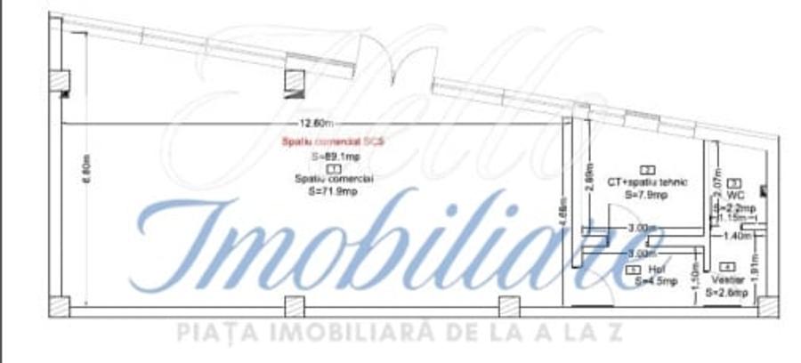 Spațiu comercial, de 89.099998474121 mp, în Dâmbul Rotund