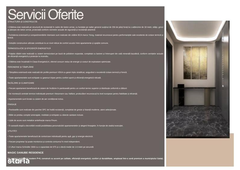 Apartament cu 2 camere în Faleză